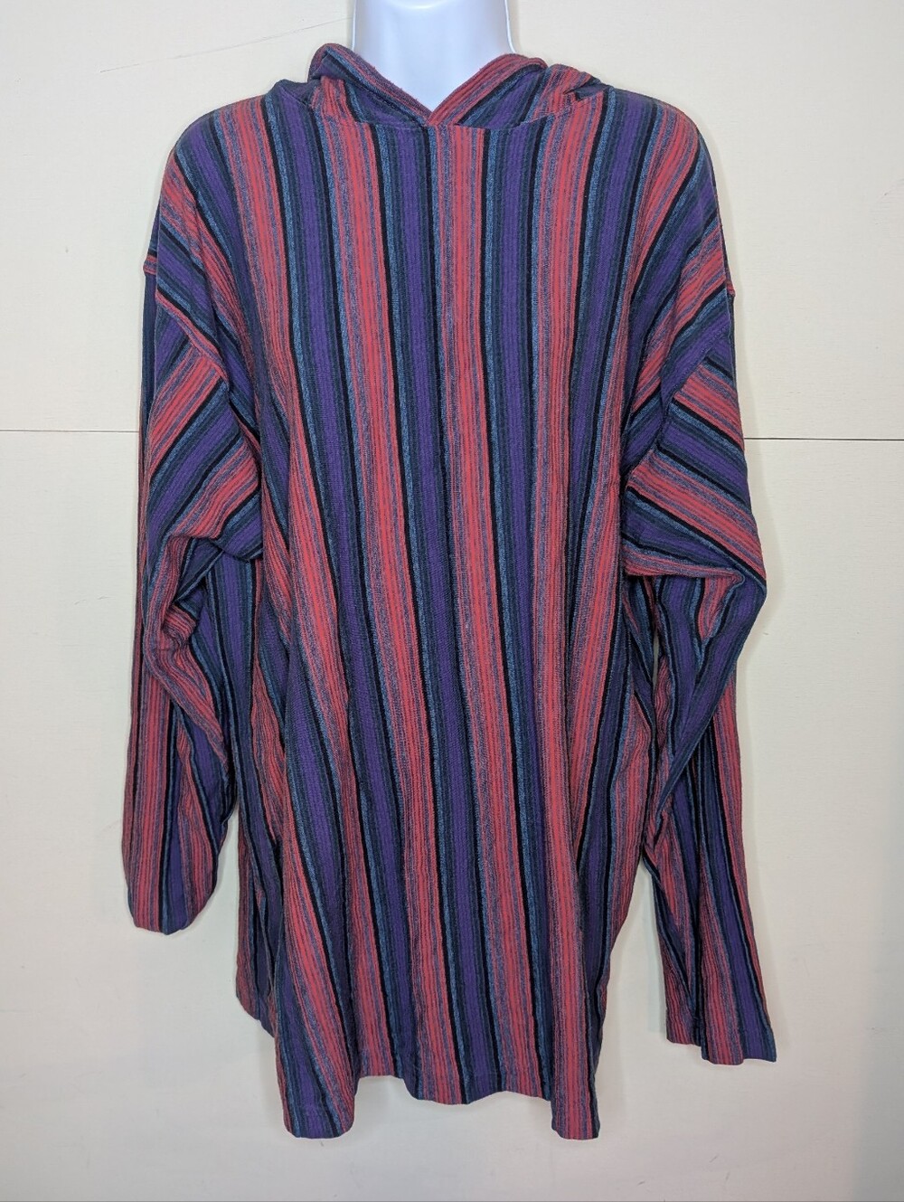VTG AM-FM by Zeppelin Lightweight Striped Hoodie